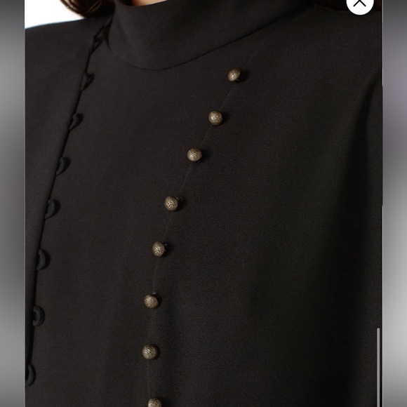 Nicole Miller Puff Sleeve Dress - Picture 3 of 9